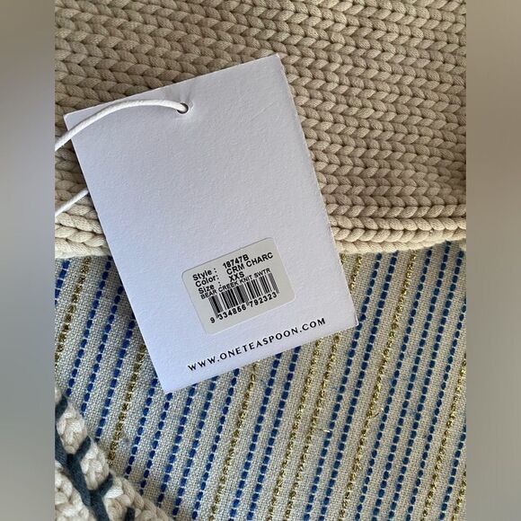 One By OneTeaspoon Sweater Womens Sz XXS Cream Oversized Bear Creek Knit NWT - Picture 16 of 16